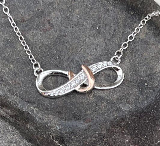 Pegasus Infinity Horseshoe Necklace - Cotswold Jewellery