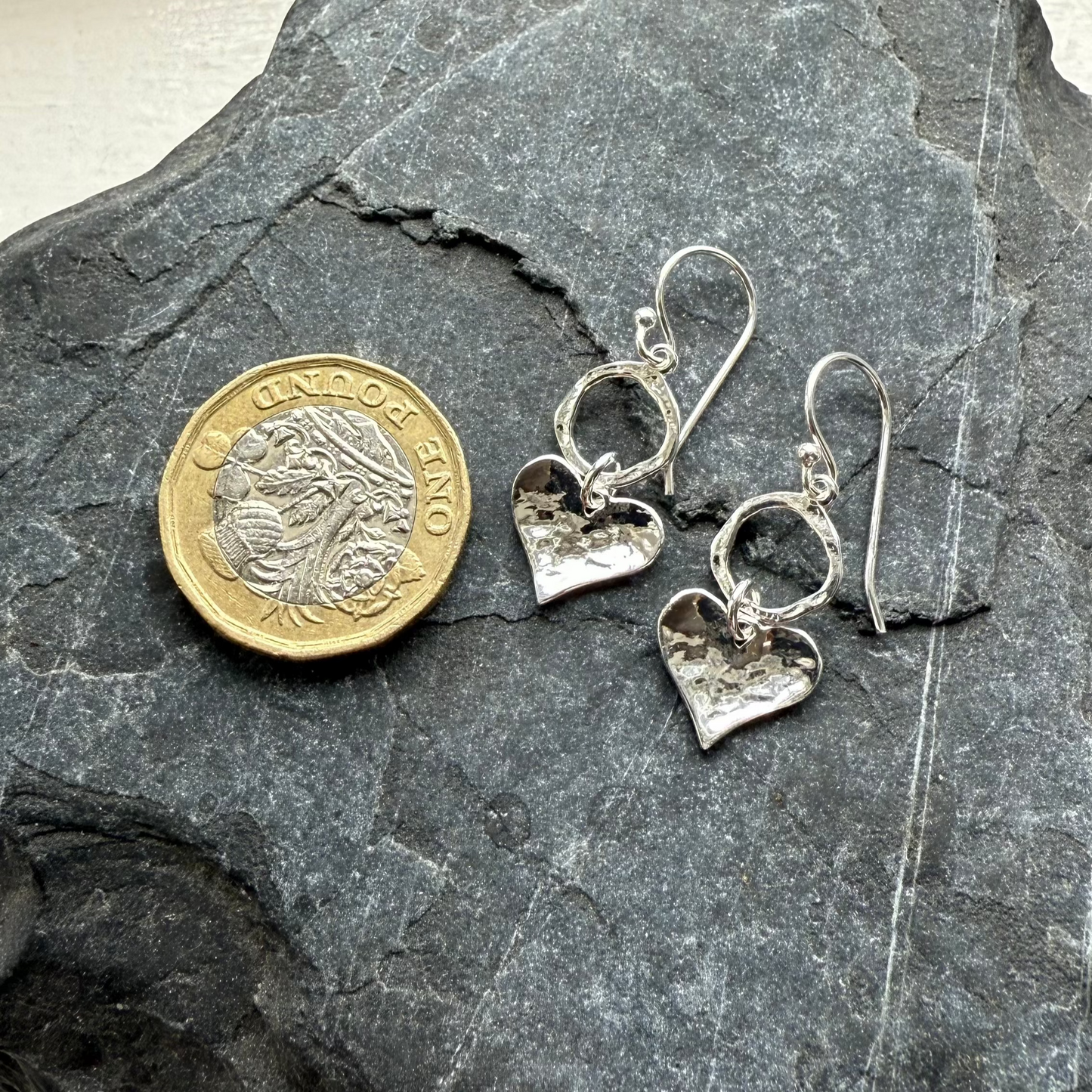 sterling-silver-hammered-Hearts-earrings-from-cotswold-jewellery