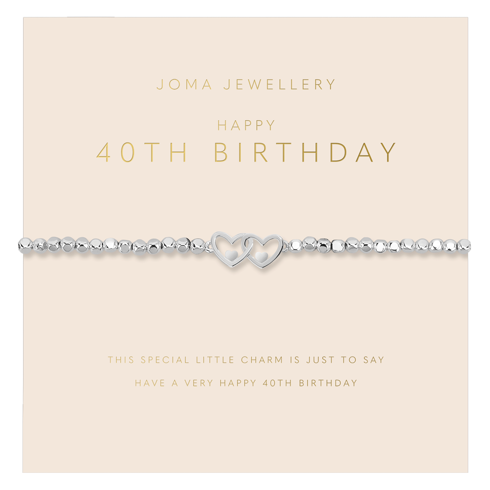 Joma Jewellery Forever Yours 40th Birthday Bracelet - Cotswold Jewellery
