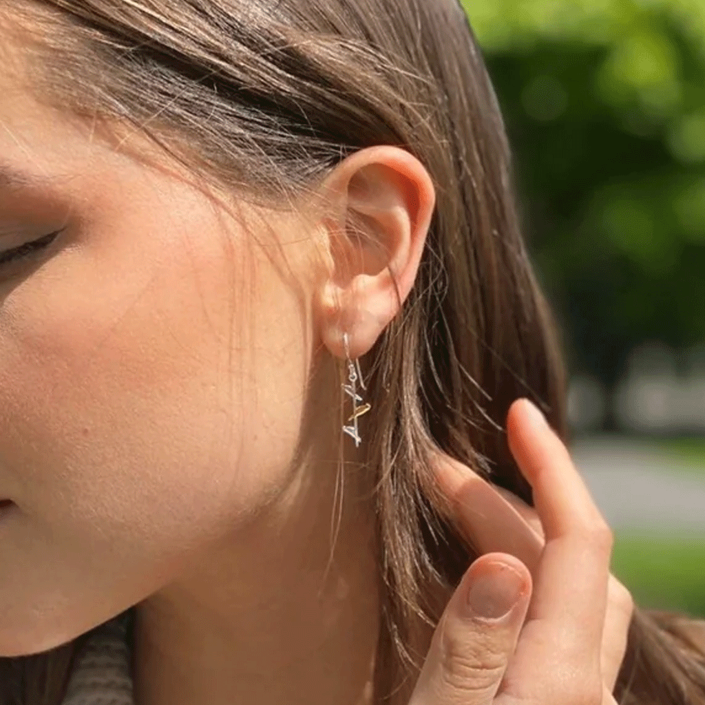 Bird on a Wire Earrings - Cotswold Jewellery