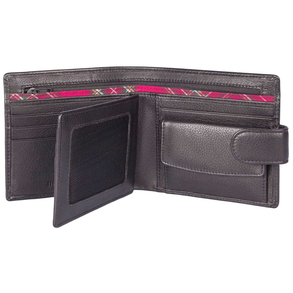 Braemar Tab Wallet With RFID & Coin Pocket Black - Cotswold Jewellery