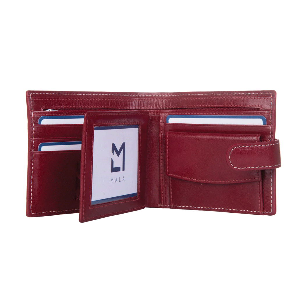Cricket Compact Tab Leather Wallet with RFID - Cotswold Jewellery