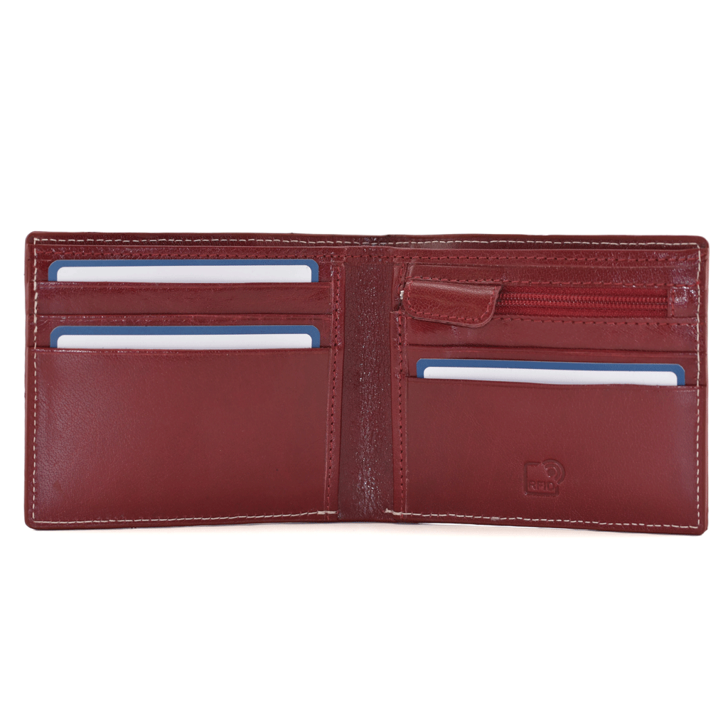 Cricket Leather Wallet with RFID - Cotswold Jewellery