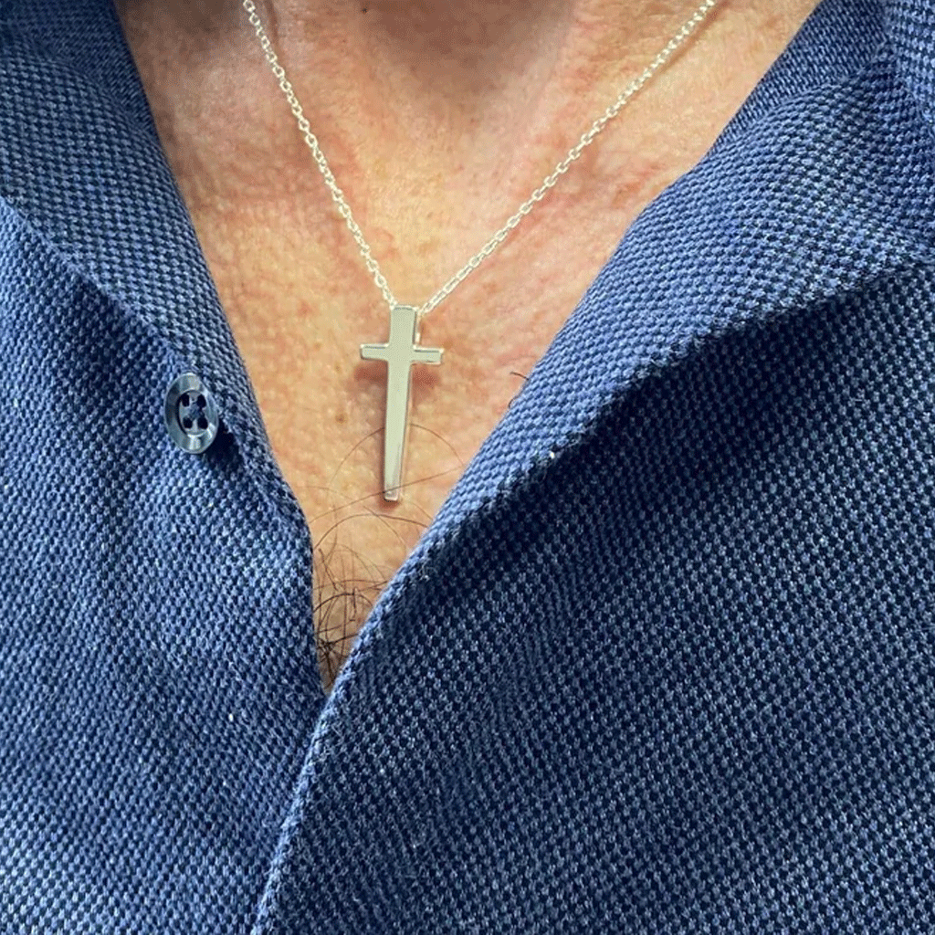 Cross Sterling Silver Necklace - Cotswold Jewellery