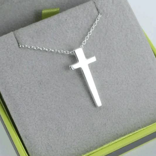 Cross Sterling Silver Necklace - Cotswold Jewellery