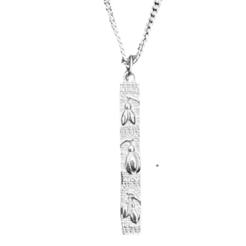 Designer Snowdrop Bar Necklace - Cotswold Jewellery