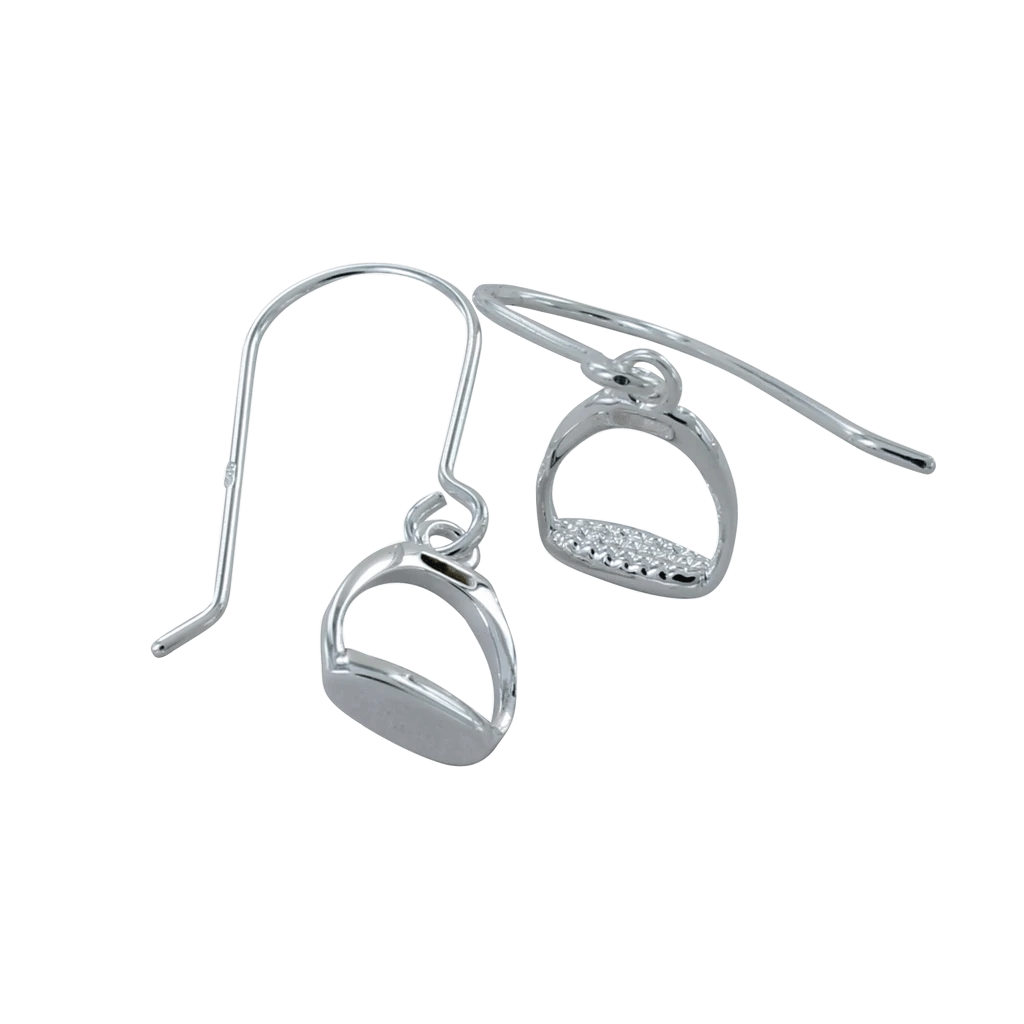 Equestrian Stirrup Earrings - Cotswold Jewellery
