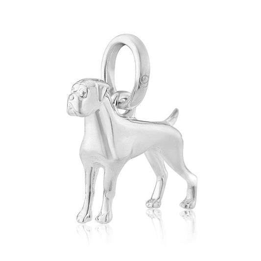 Gemma J Boxer Dog Charm - Cotswold Jewellery