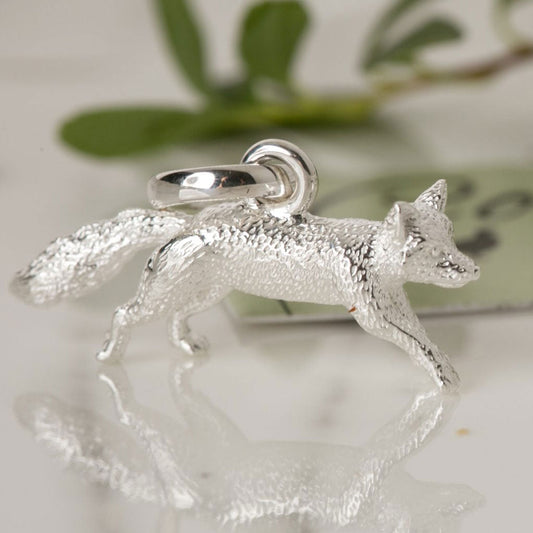 Gemma J Fox Sterling Silver Charm - Cotswold Jewellery