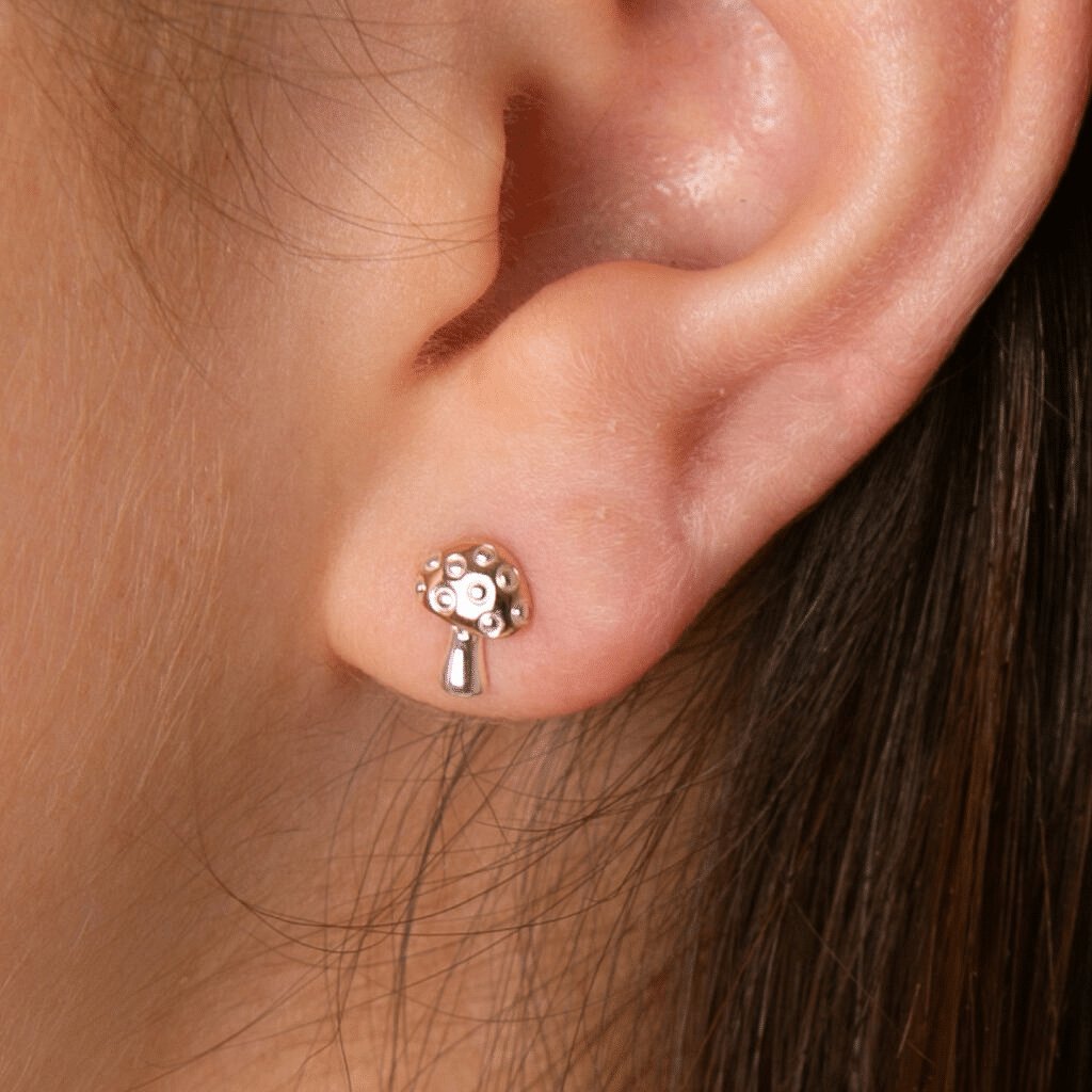 Gemma J Mushroom Earrings - Cotswold Jewellery