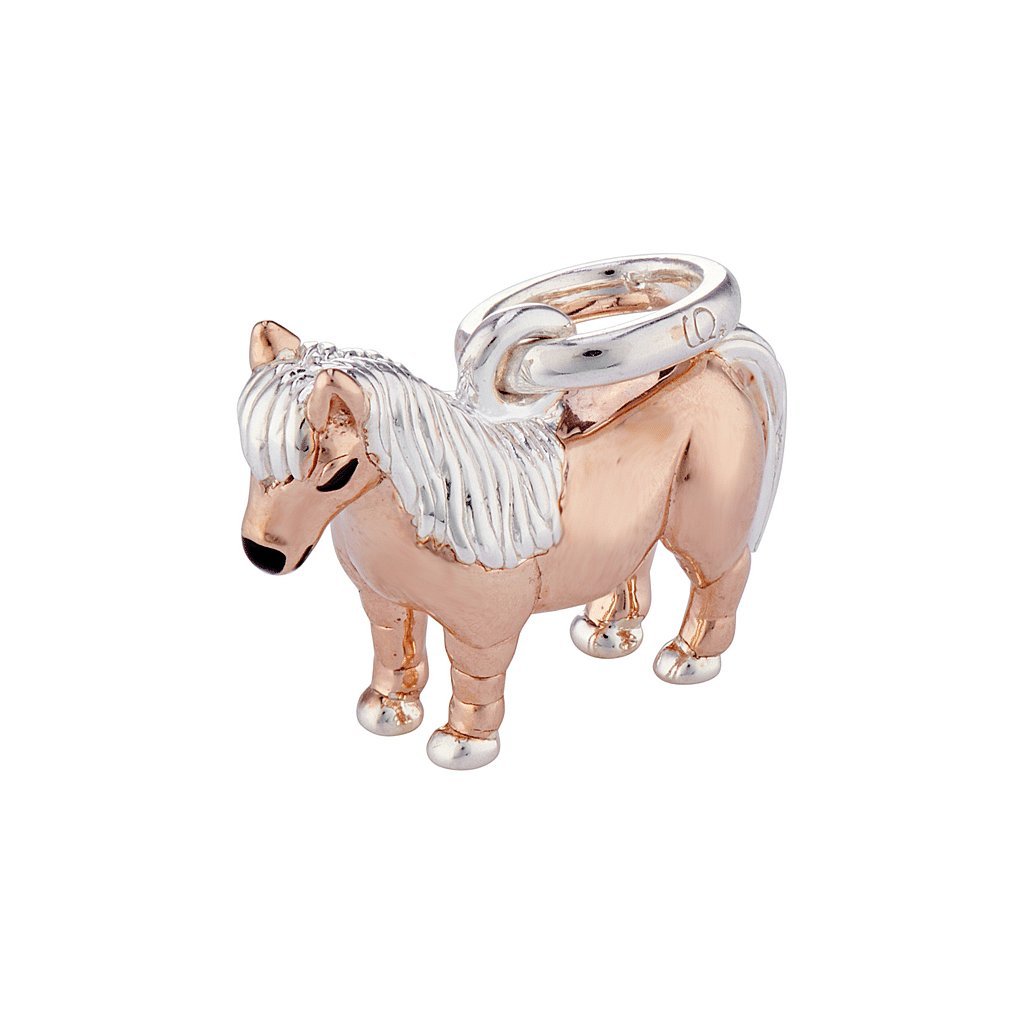 Gemma J Shetland Pony Sterling Silver Charm - Cotswold Jewellery