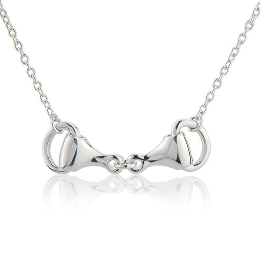 Gemma J Snaffle Sterling Silver Necklace - Cotswold Jewellery