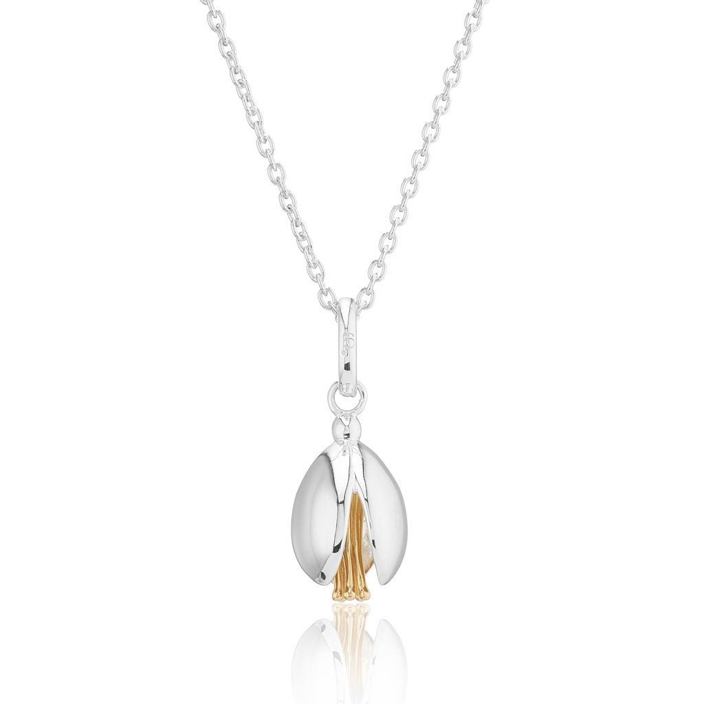 Gemma J Snowdrop Necklace - Cotswold Jewellery