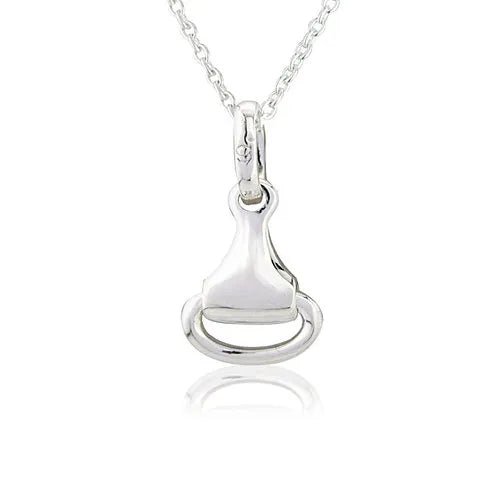 Gemma J Sterling Silver Snaffle Necklace - Cotswold Jewellery
