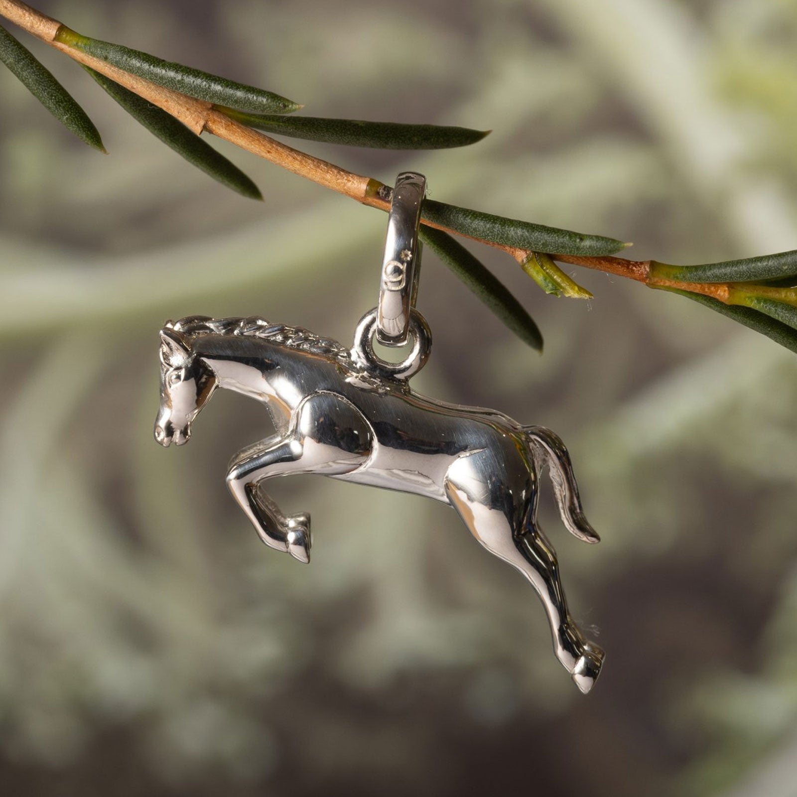 Gemma J Stunning Jumping Horse Charm - Cotswold Jewellery