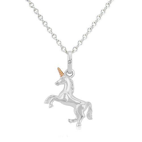 Gemma J Unicorn Sterling Silver Necklace - Cotswold Jewellery