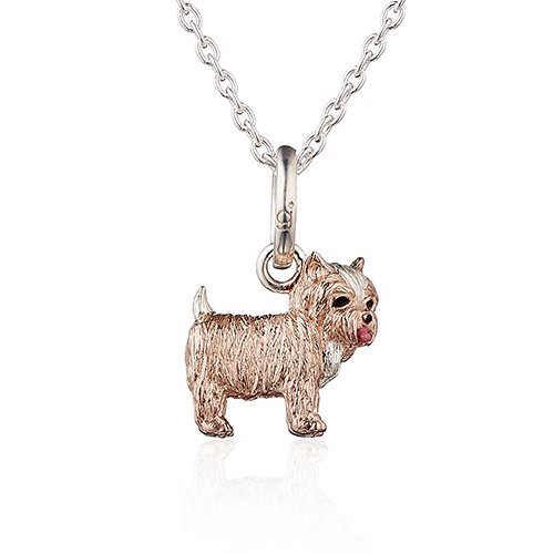 Gemma J Yorkshire Terrier Dog Necklace - Cotswold Jewellery