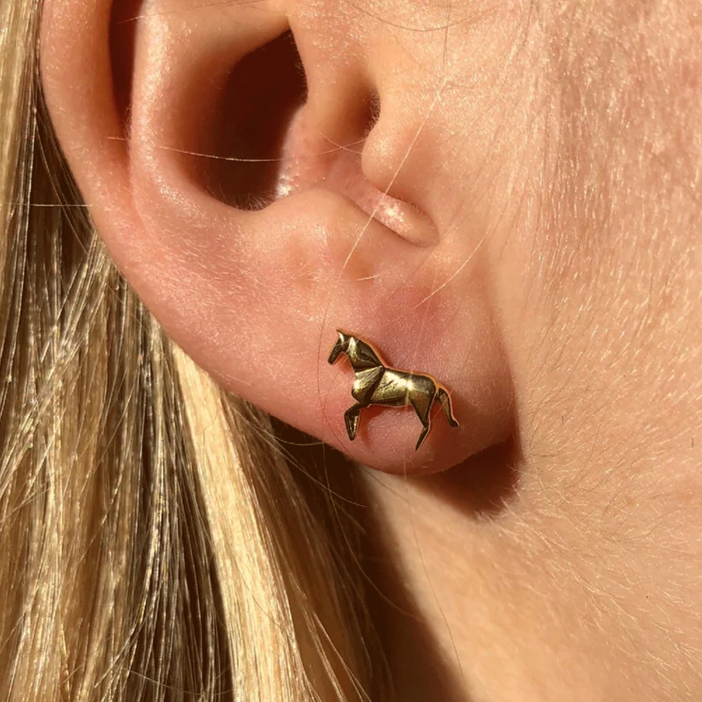 gold-origami-horse-earrings-cotswold-jewellery