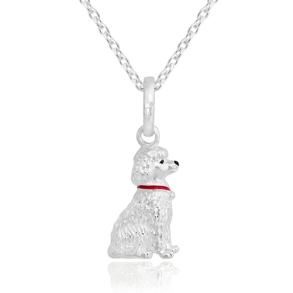 Gemma J Poodle Dog Sterling Silver Charm - Cotswold Jewellery