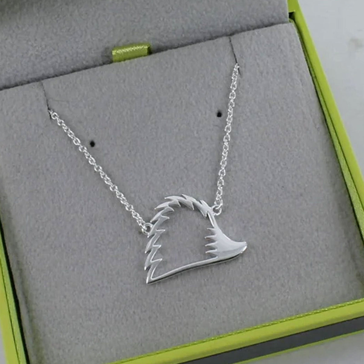 Hedgehog Sterling Silver Necklace - Cotswold Jewellery