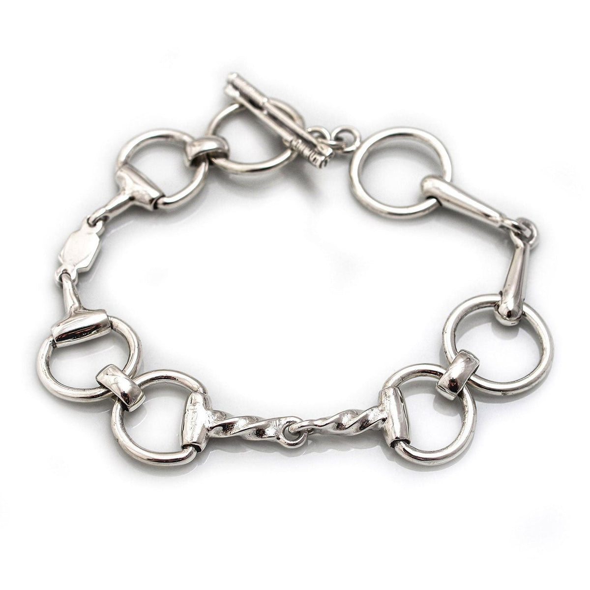 Multi Snaffles Bracelet on white background