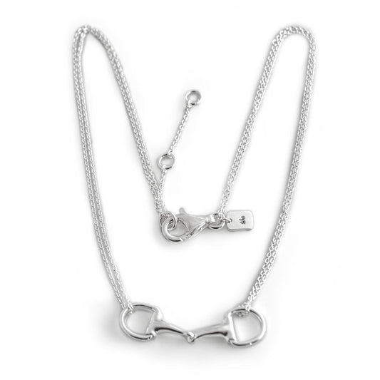 Hiho Silver Dinky Snaffle Necklace - Cotswold Jewellery