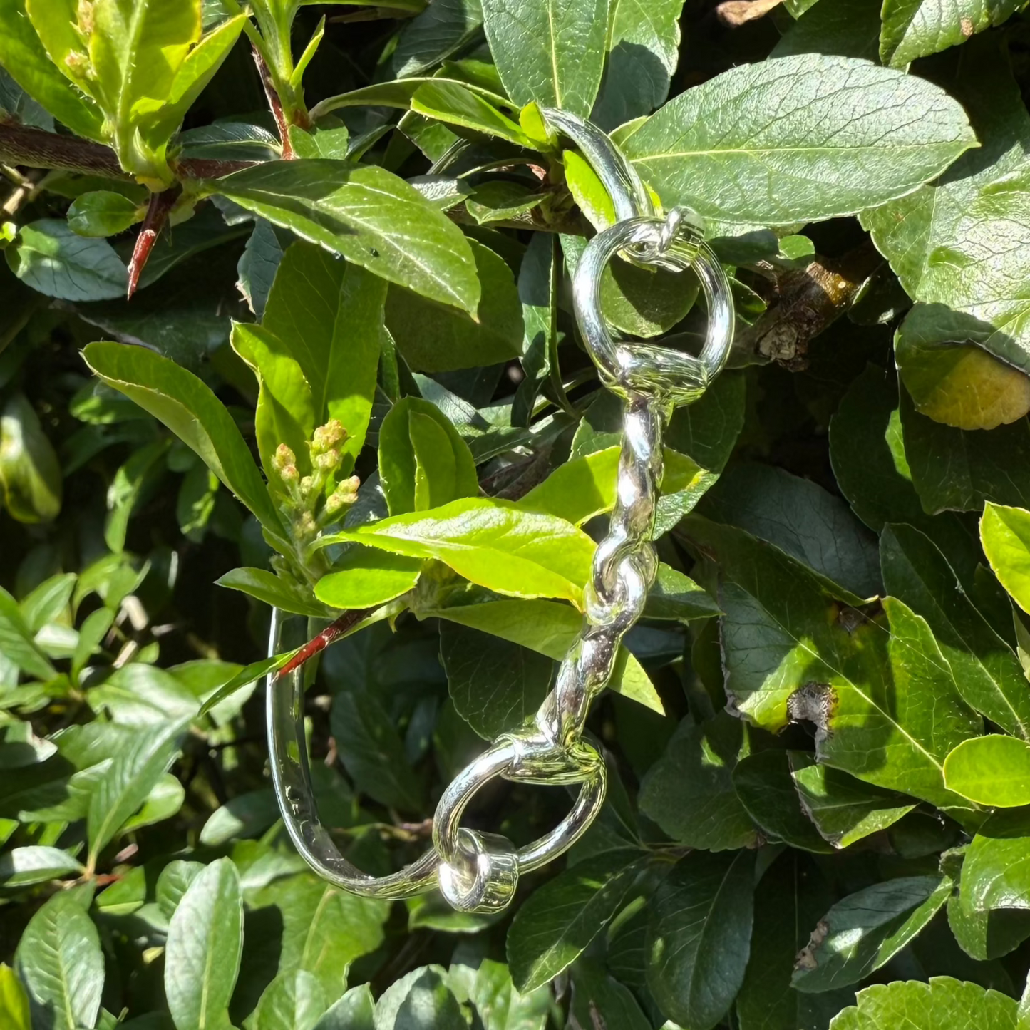 hiho-silver-twisted-snaffle-bangle-from-cotswold-jewellery