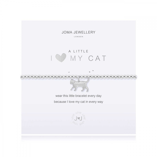 I Love my Cat Bracelet - Cotswold Jewellery