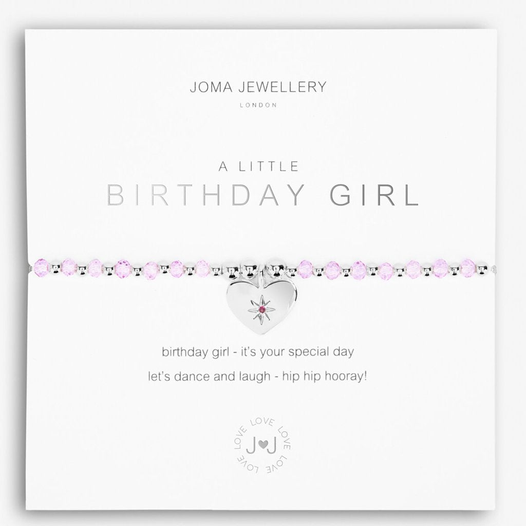 Joma Jewellery A Little Birthday Girl Bracelet - Cotswold Jewellery