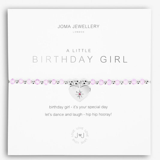 Joma Jewellery A Little Birthday Girl Bracelet - Cotswold Jewellery