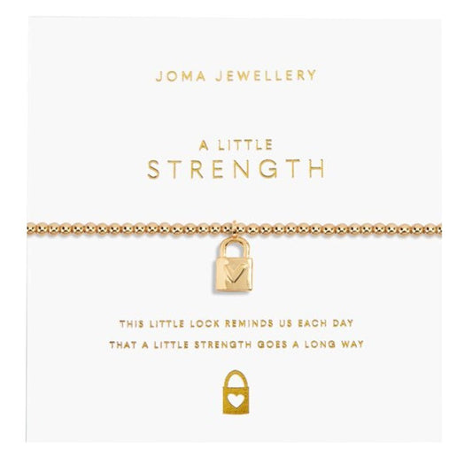 Joma Jewellery A Little Gold Strength Bracelet - Cotswold Jewellery