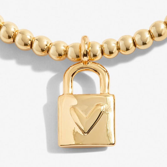 Joma Jewellery A Little Gold Strength Bracelet - Cotswold Jewellery