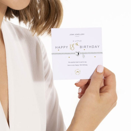 Joma Jewellery A Little Happy 18th Birthday Bracelet - Cotswold Jewellery