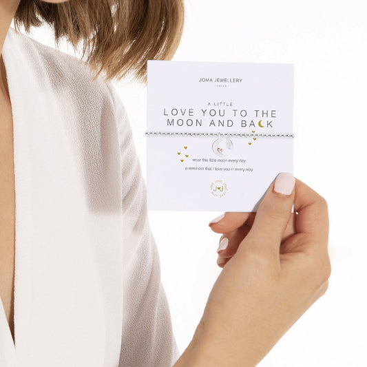 Joma Jewellery A Little Love you to the Moon & Back Bracelet - Cotswold Jewellery
