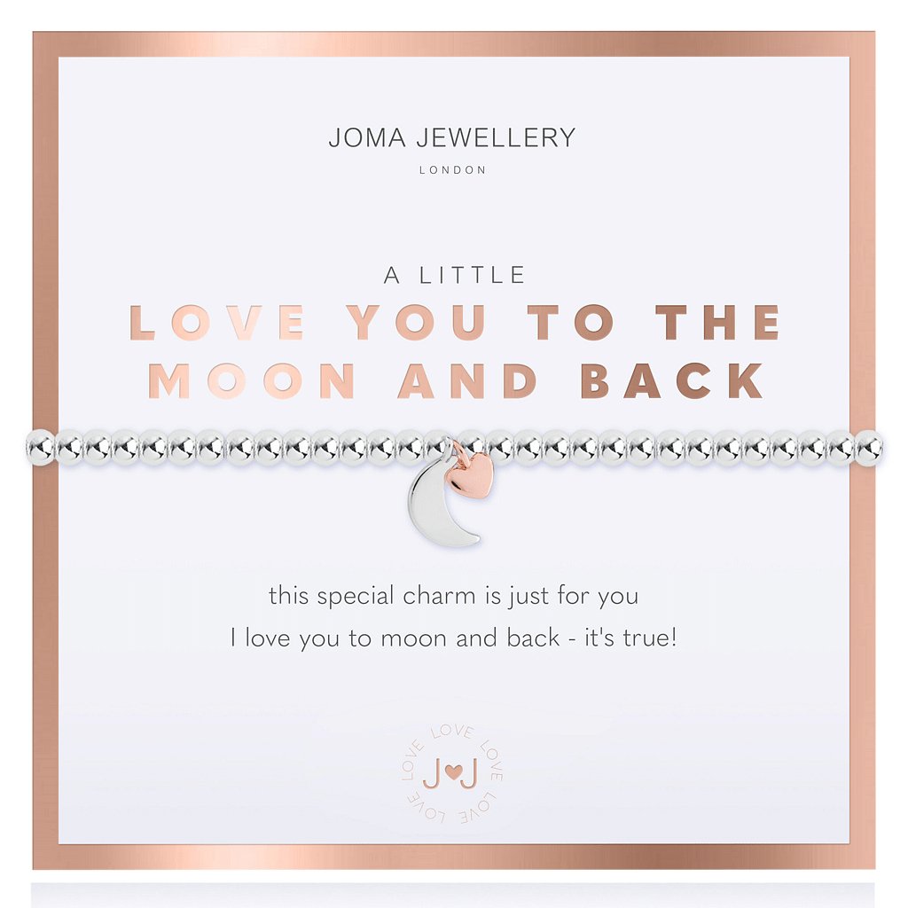 Joma Jewellery A Little Love You to the Moon & Back Bracelet - Cotswold Jewellery