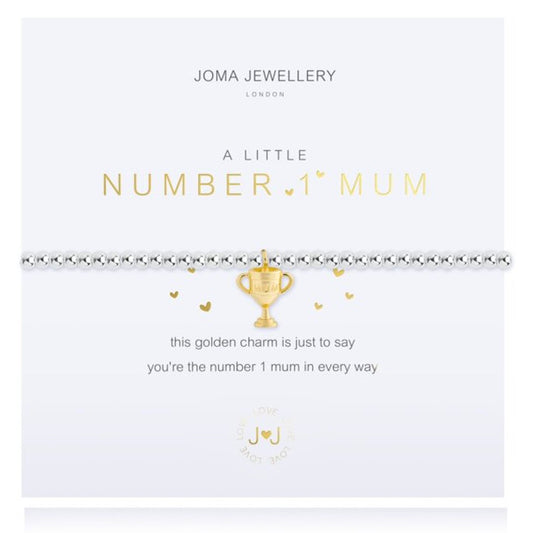 Joma Jewellery A Little Number 1 Mum Bracelet - Cotswold Jewellery
