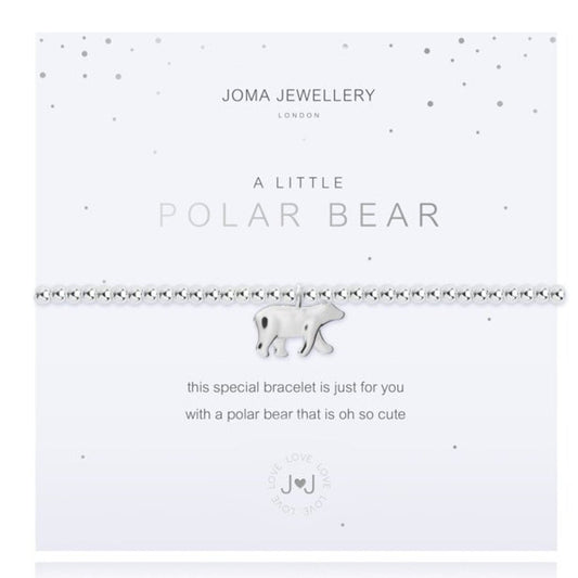 Joma Jewellery A Little Polar Bear Bracelet - Cotswold Jewellery