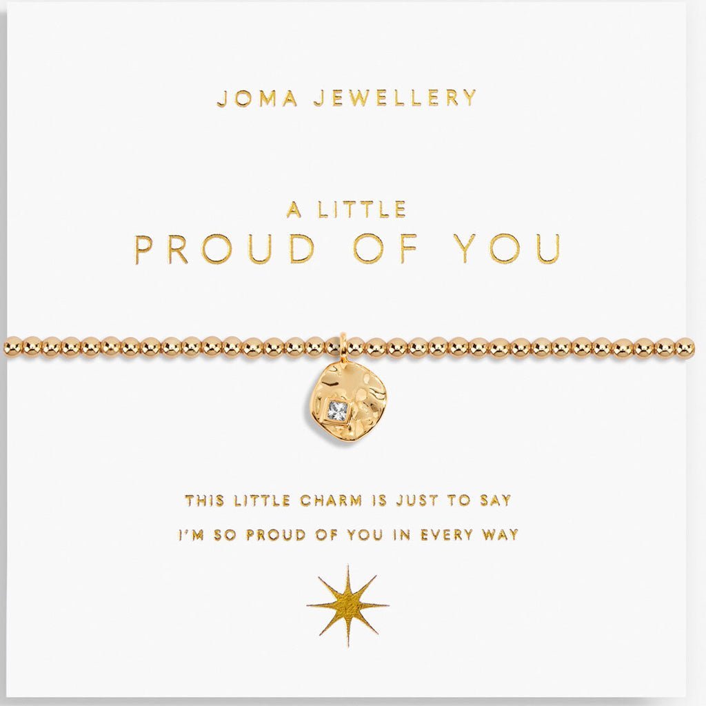 Joma Jewellery A Little Proud of You Bracelet Gold - Cotswold Jewellery