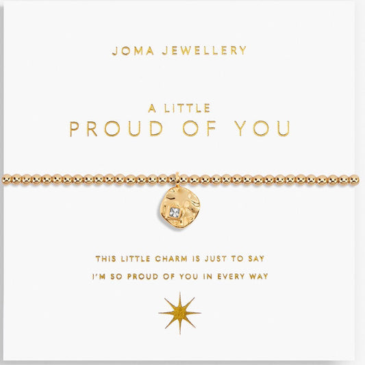 Joma Jewellery A Little Proud of You Bracelet Gold - Cotswold Jewellery