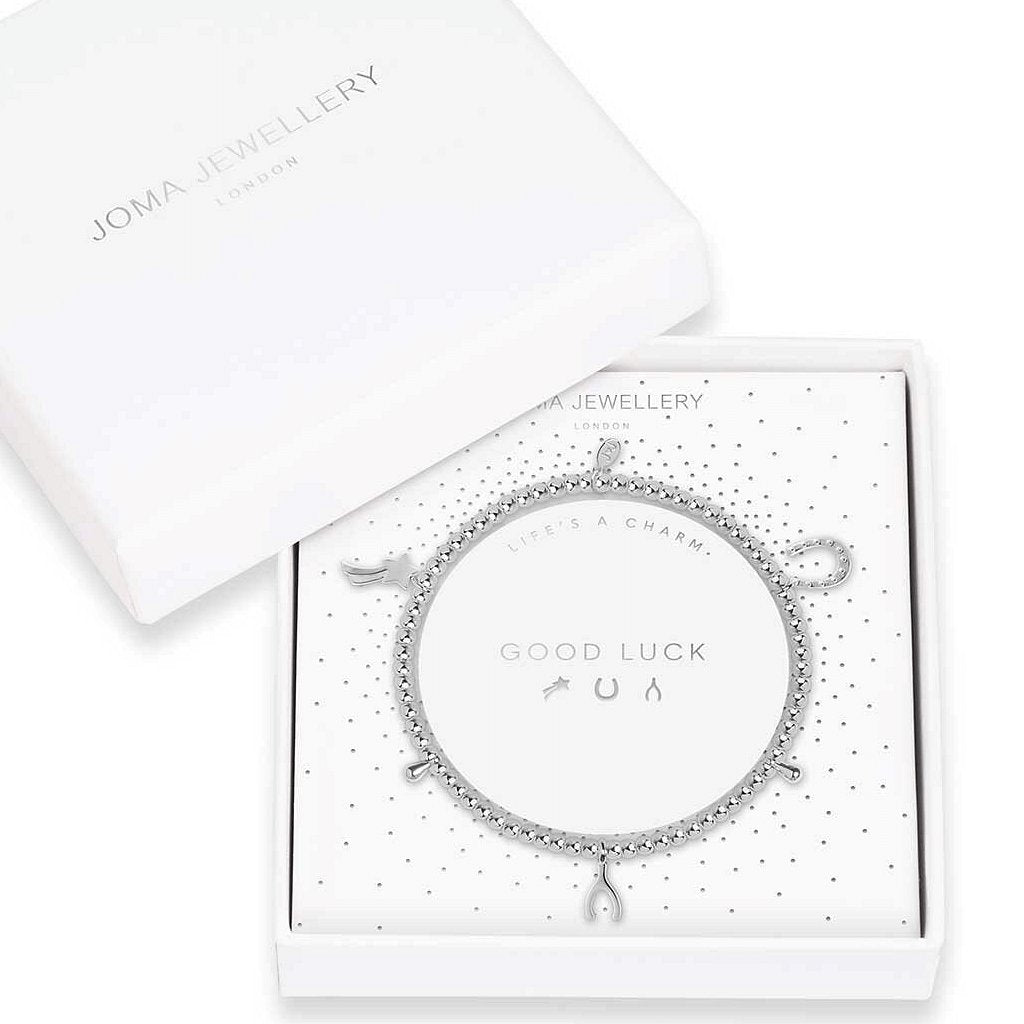 Joma Jewellery Good Luck Charm Bracelet - Cotswold Jewellery