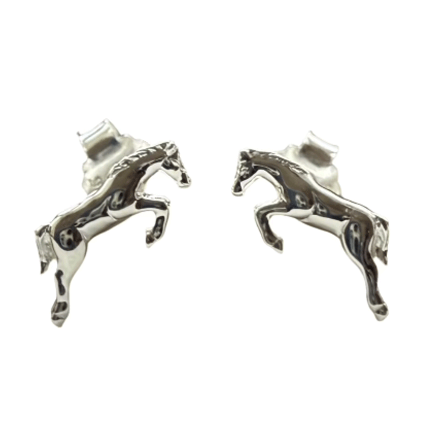 Gemma J Jumping Horse Earrings from-cotswold-jewellery