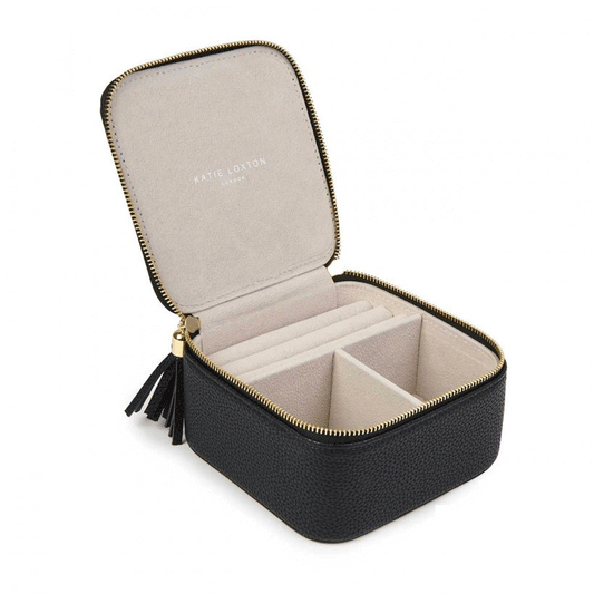 Katie Loxton Black Tassel Jewellery Box - Cotswold Jewellery