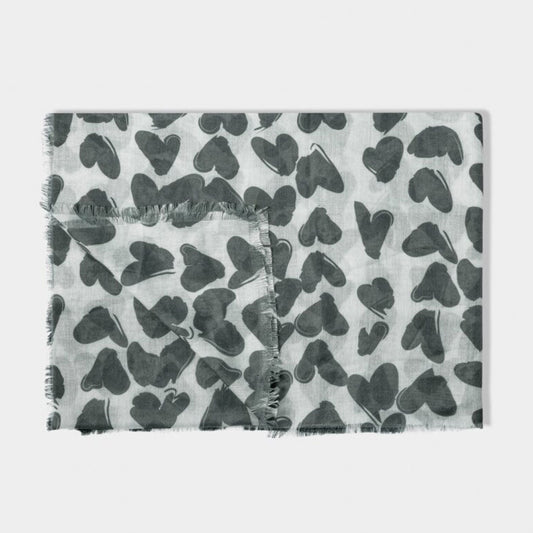 Katie Loxton Heart Scarf - Cotswold Jewellery