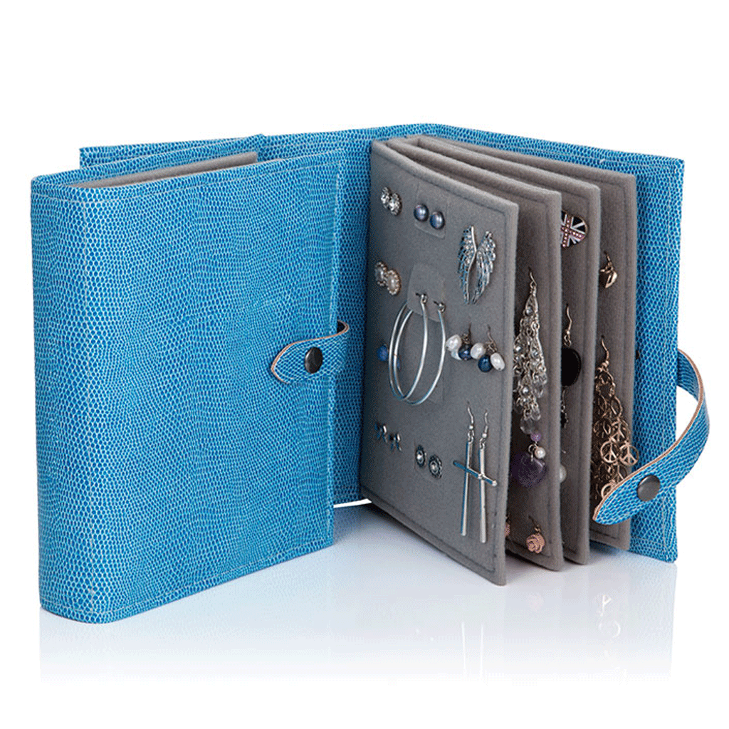 Little Book of Earrings Blue Lizard - Cotswold Jewellery