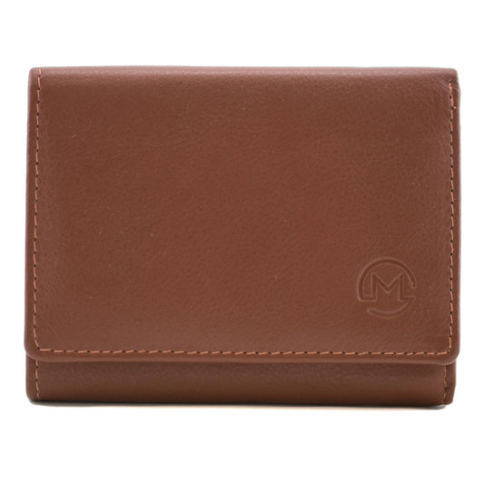 Mala Leather Origin Trifold Leather Purse