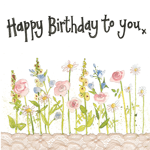 Meadow Flowers Birthday Card - Cotswold Jewellery