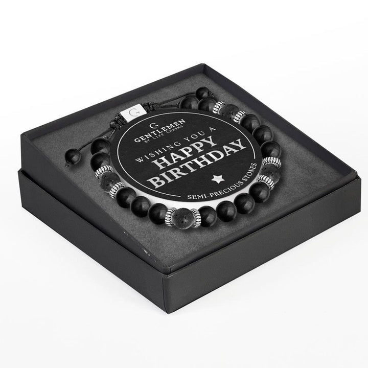 Men's Happy Birthday Bracelet II - Cotswold Jewellery