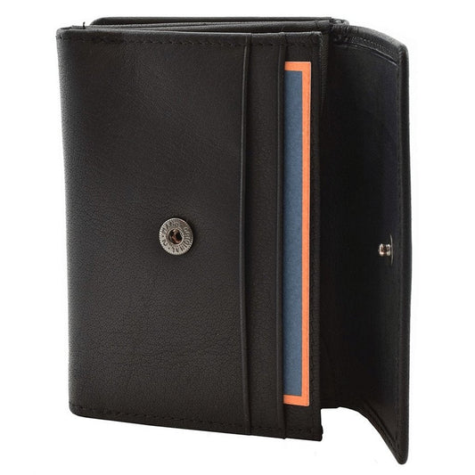 Men's Tri Fold Brown Leather Wallet RFID - Cotswold Jewellery
