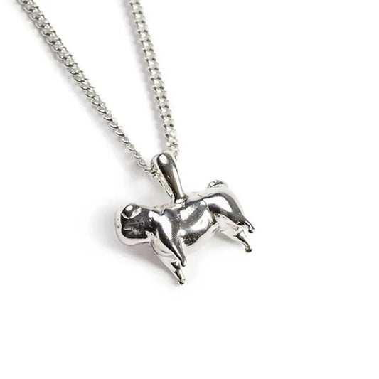 Miniature Pug Dog Necklace - Cotswold Jewellery