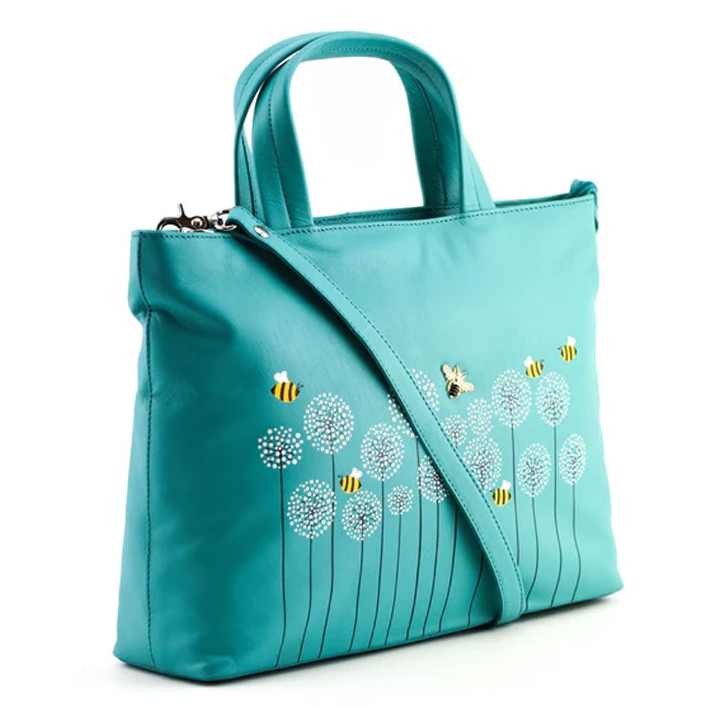 Moonflower Handbag Turquoise - Cotswold Jewellery